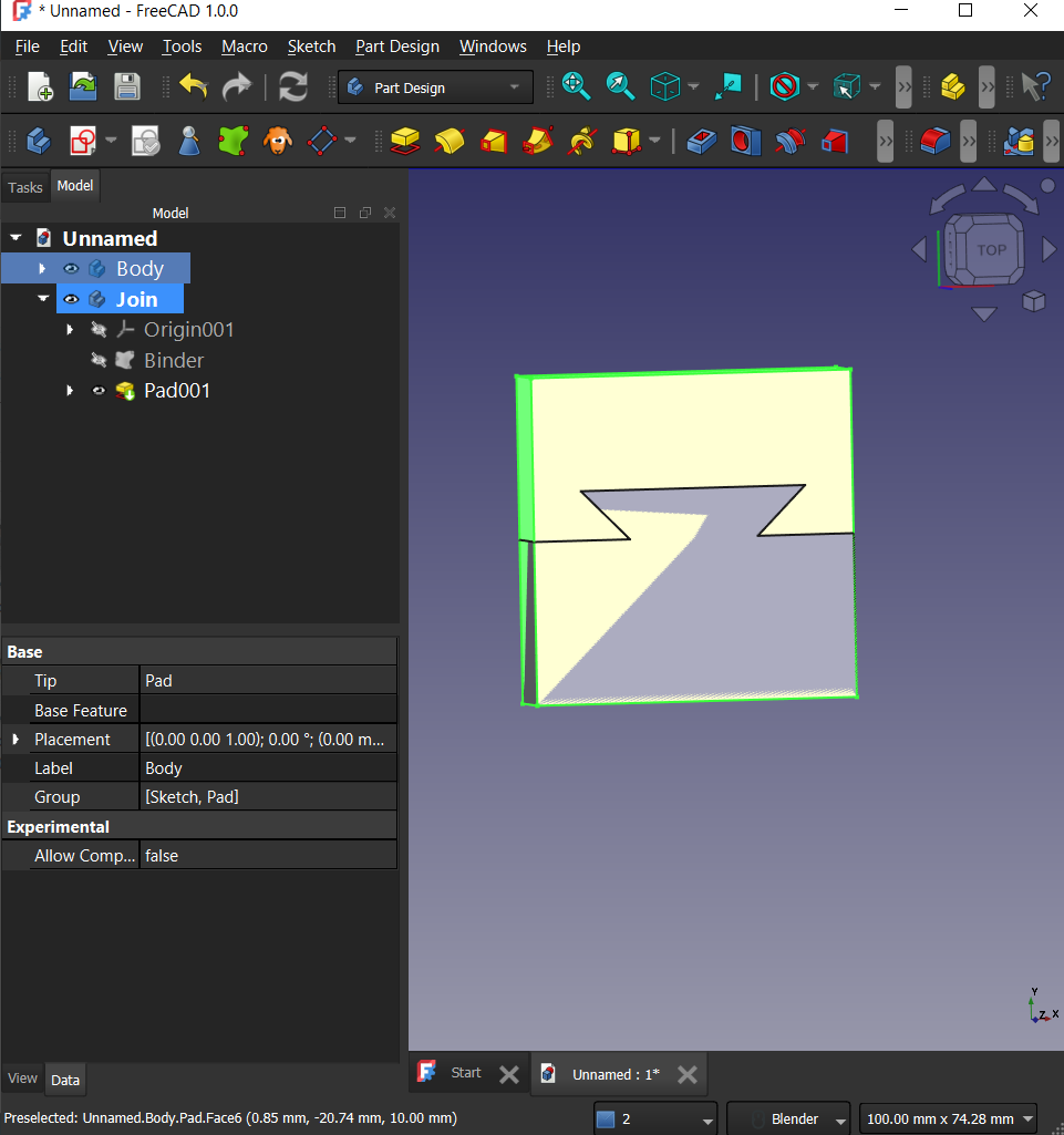 Main Body and Join Object