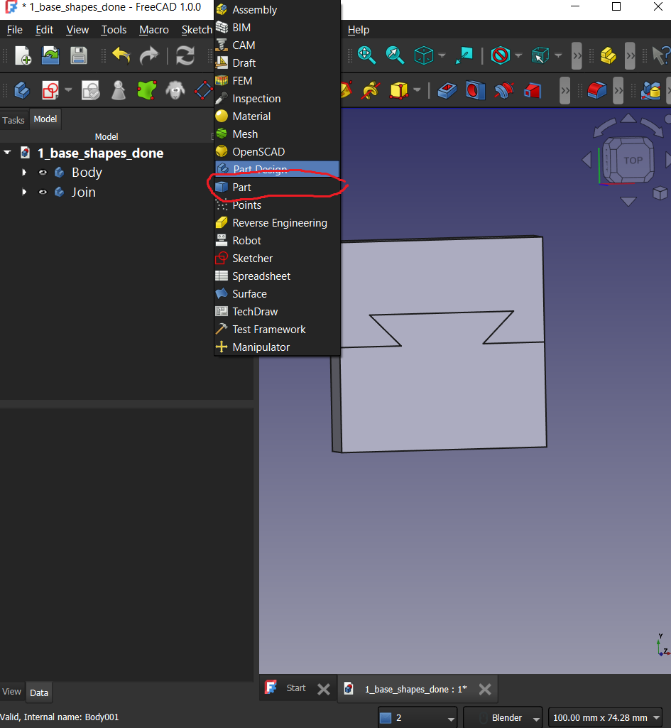 Main Body and Join Object